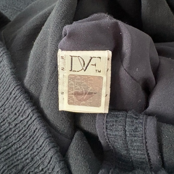 Diane von Furstenberg Teyla Navy Blue Sleeveless Bodycon Midi Dress Women Size 4 - Picture 10 of 12